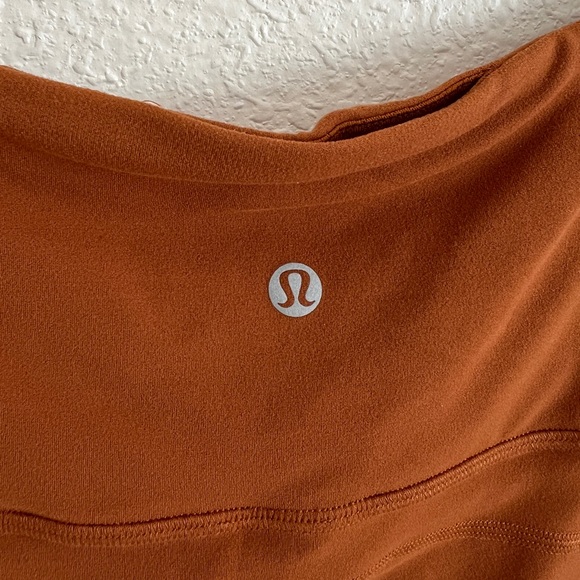 LULULEMON pants / copper brown GROOVE flare leg high waist leggings / size 6 - Picture 7 of 7